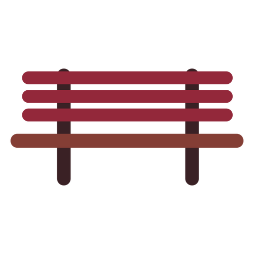 Bench flat icon - Transparent PNG & SVG vector file