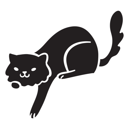 Cute cat playing - Transparent PNG & SVG vector file
