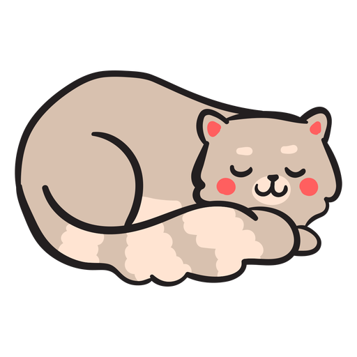 Gatito lindo gato Diseño PNG