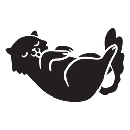 Gato fofo lava Desenho PNG