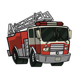 Ilustración del camión de bomberos Ilustración del camión de bomberos