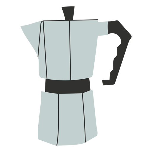 Flat coffeepot PNG Design