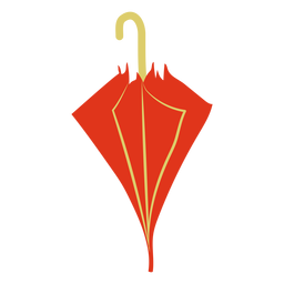 Paraguas plano Diseño PNG