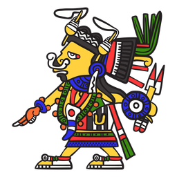 God aztec color tlazolteotl PNG Design