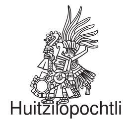 God aztec huitzilopochtli PNG Design