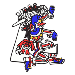Gott aztekisch mictlantecuhtli PNG-Design