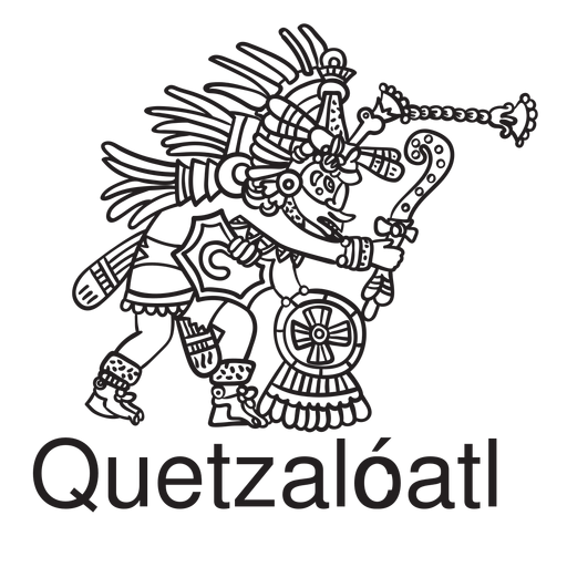Deus asteca quetzalcoatl Desenho PNG