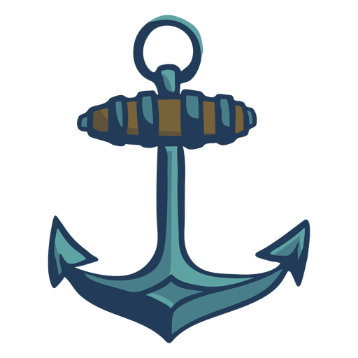 Hand drawn anchor PNG Design