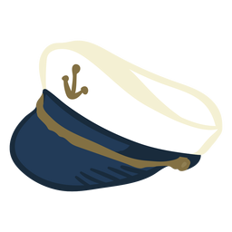 Hand drawn hat captains hat PNG Design Transparent PNG