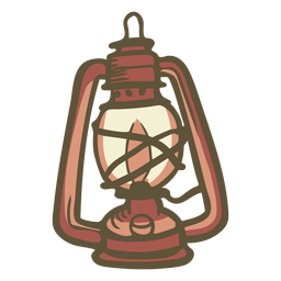Lámpara dibujada a mano Diseño PNG
