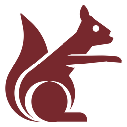 Icon squrrel PNG Design