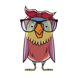 Nerd owl Transparent PNG