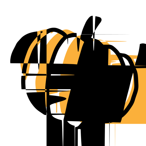 Icono de calabaza amarillo Diseño PNG