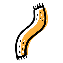 Icono de bufanda amarilla