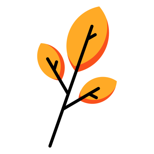 Palo icono de otoño Diseño PNG