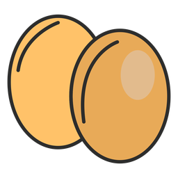 Huevos de panadería de trazo Diseño PNG