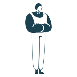 Stroke british english man PNG Design