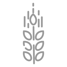 Ícone de traço de trigo Desenho PNG