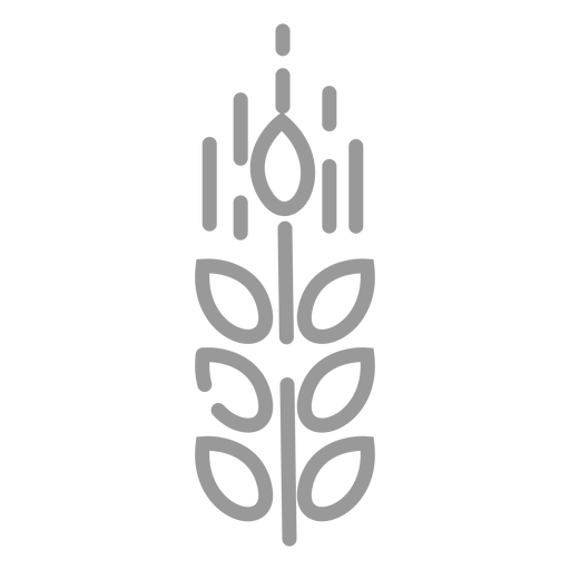 Strichweizensymbol PNG-Design
