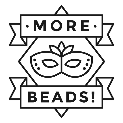 more beads badge stroke