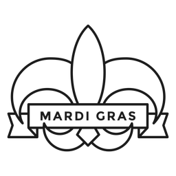 mardi gras badge stroke mardi gras badge stroke