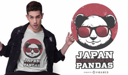 Panda kingdom japan t-shirt design Panda kingdom japan t-shirt design