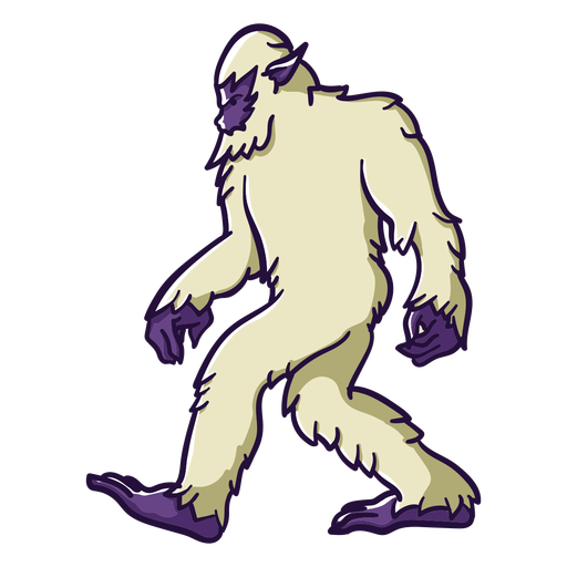 Bigfoot sasquatch walking - Transparent PNG & SVG vector file