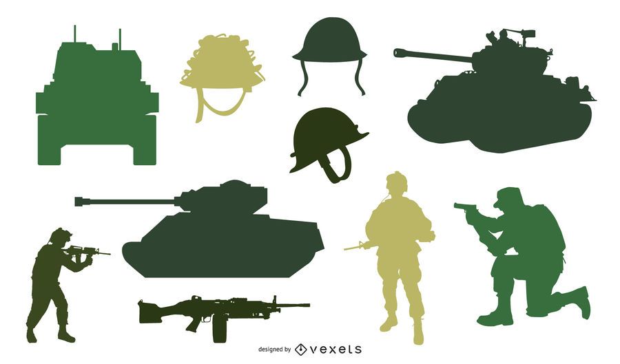 Pacote de vetores militares Pacote de vetores militares