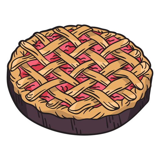 Hand drawn pie