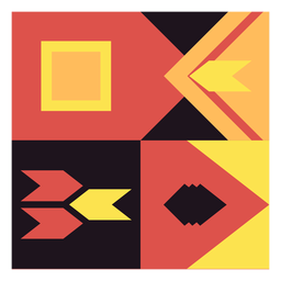 Composición del grano kente Diseño PNG