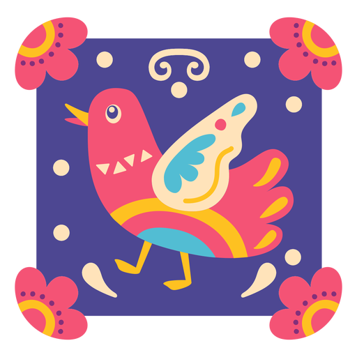 Mexican chicken symbol PNG Design