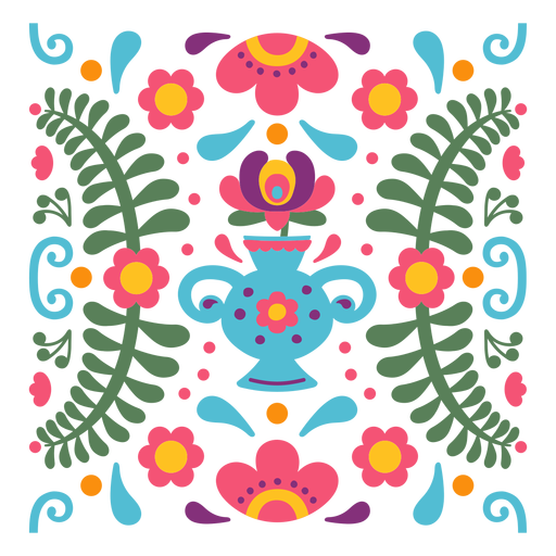 Download Mexican floral composition - Transparent PNG & SVG vector file