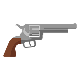 Ícone de revólver Desenho PNG