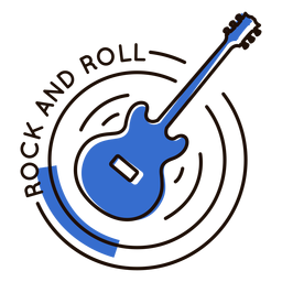 Rock roll guitar symbol Rock roll guitar symbol
