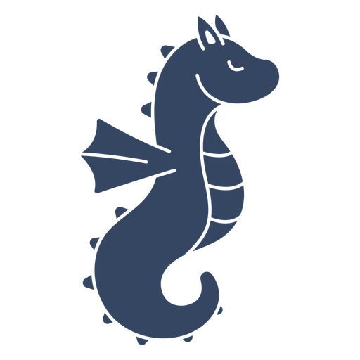 Design PNG E SVG De Curso De Oldschool De Cavalo-marinho Para