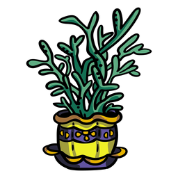 Saftige Topfpflanze PNG-Design