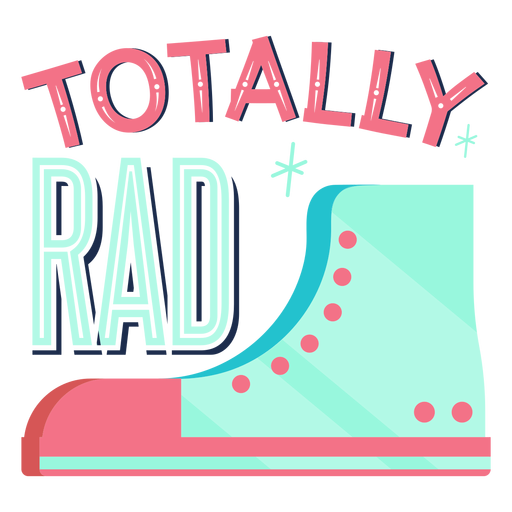 Totally rad lettering