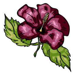 Tropical Flower Hibiscus PNG & SVG Design For T-Shirts