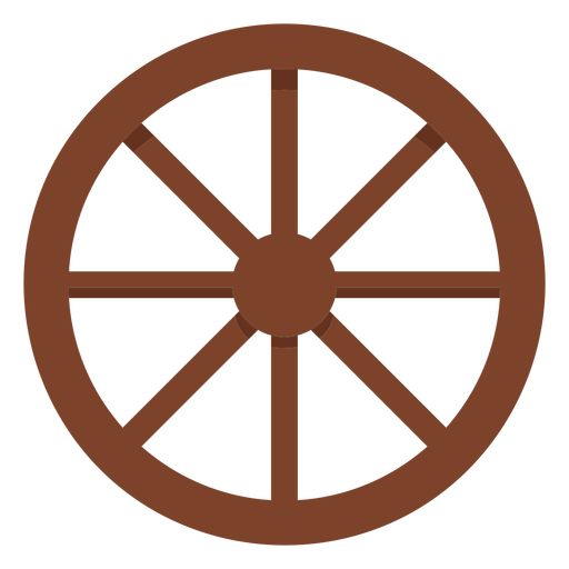 Wagon wheel icon PNG Design