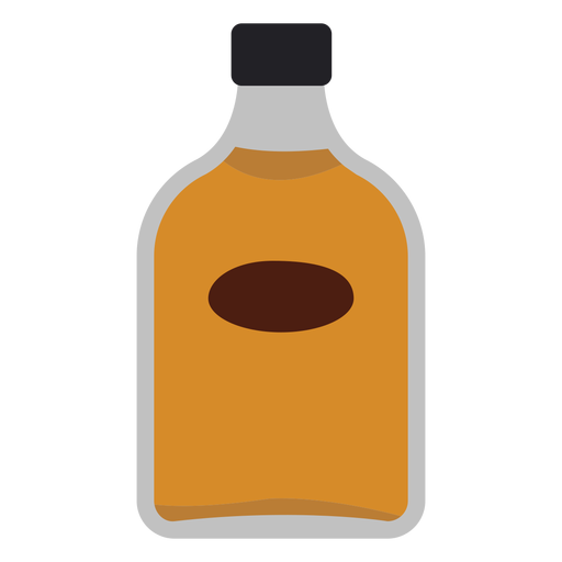 Icono de botella de whisky Diseño PNG