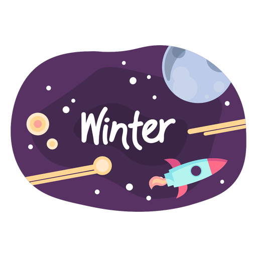 Icono de etiqueta de espacio de invierno