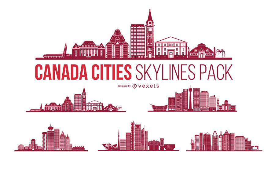 Paquete Skyline de la ciudad de Canadá Paquete Skyline de la ciudad de Canadá