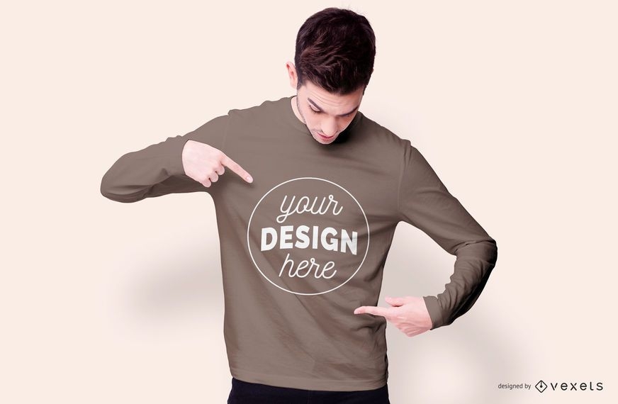 Download Sweatshirt Boy Mockup Design - PSD Mockup Download