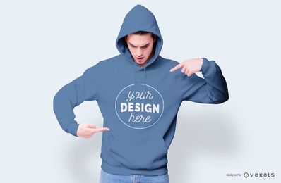 Hoodie model mockup Hoodie model mockup