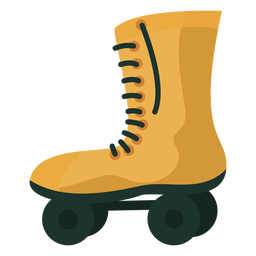 Patins de rodas dos anos 70 Desenho PNG