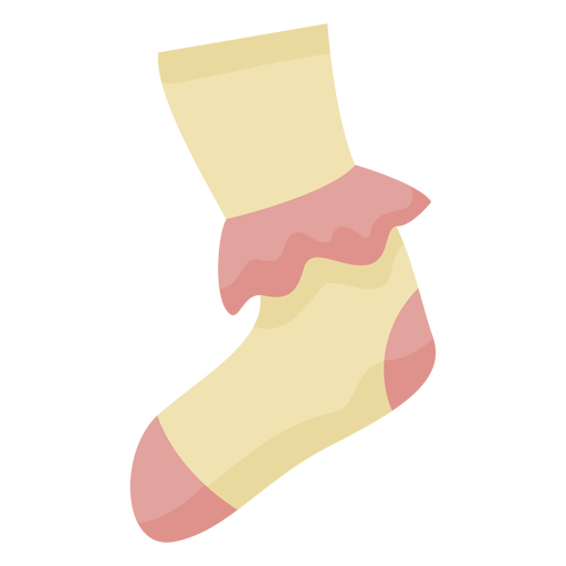 70s socks flat PNG Design