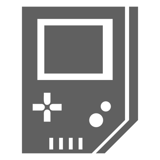 80er 8-Bit-Gameboy PNG-Design