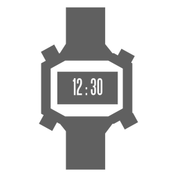 80s digital watch PNG Design