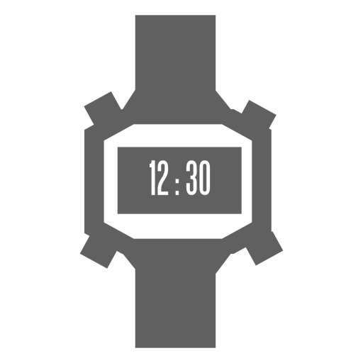 reloj digital de los 80 Diseño PNG