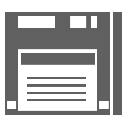 80s floppy disk PNG Design